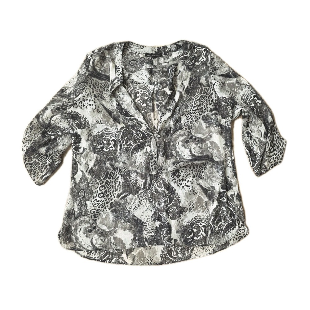 Sara Michelle Women's Blouse Top 3/4 Sleeve Plus Size 1X